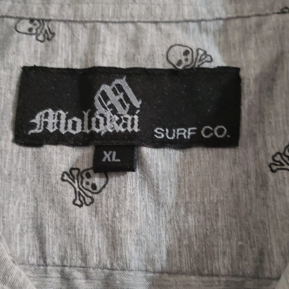 Molokai Xl Button Up. Gray - image 3